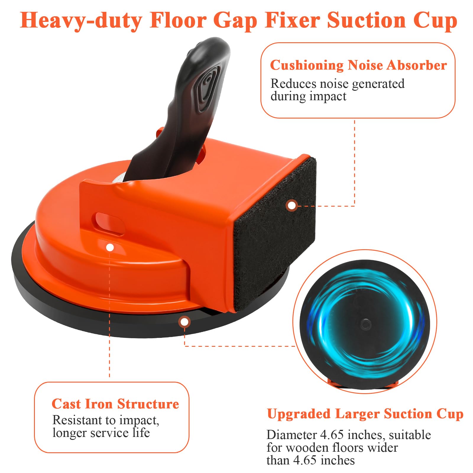 Lamwinsco heavy-duty iron body resists bending for durable gap repairs.