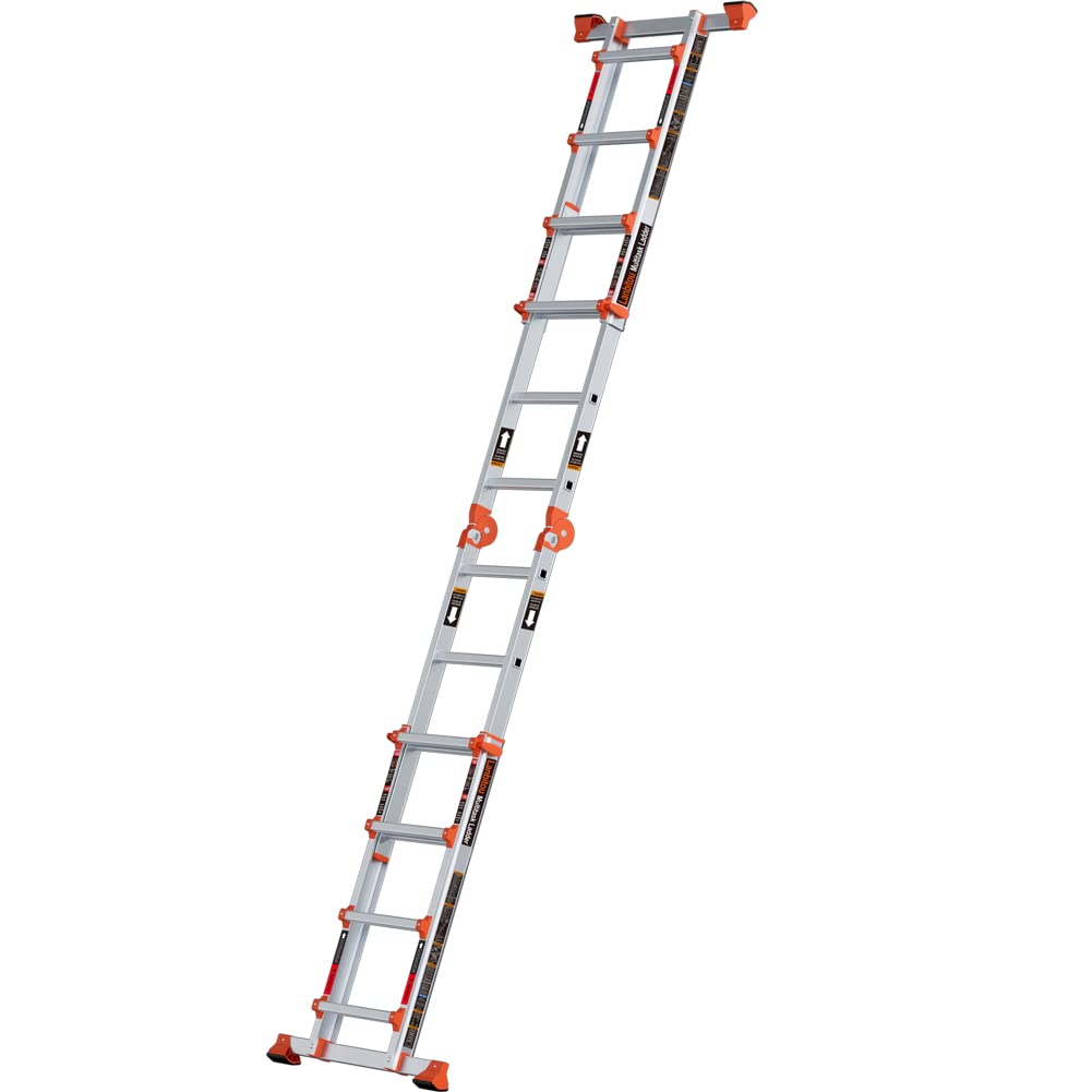 LANBITOU ladder uses reinforced plastic components for safer edges