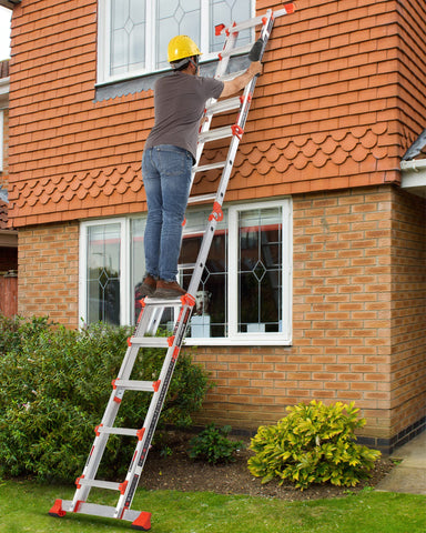 LANBITOU ladder solid aluminum construction for durable daily use.