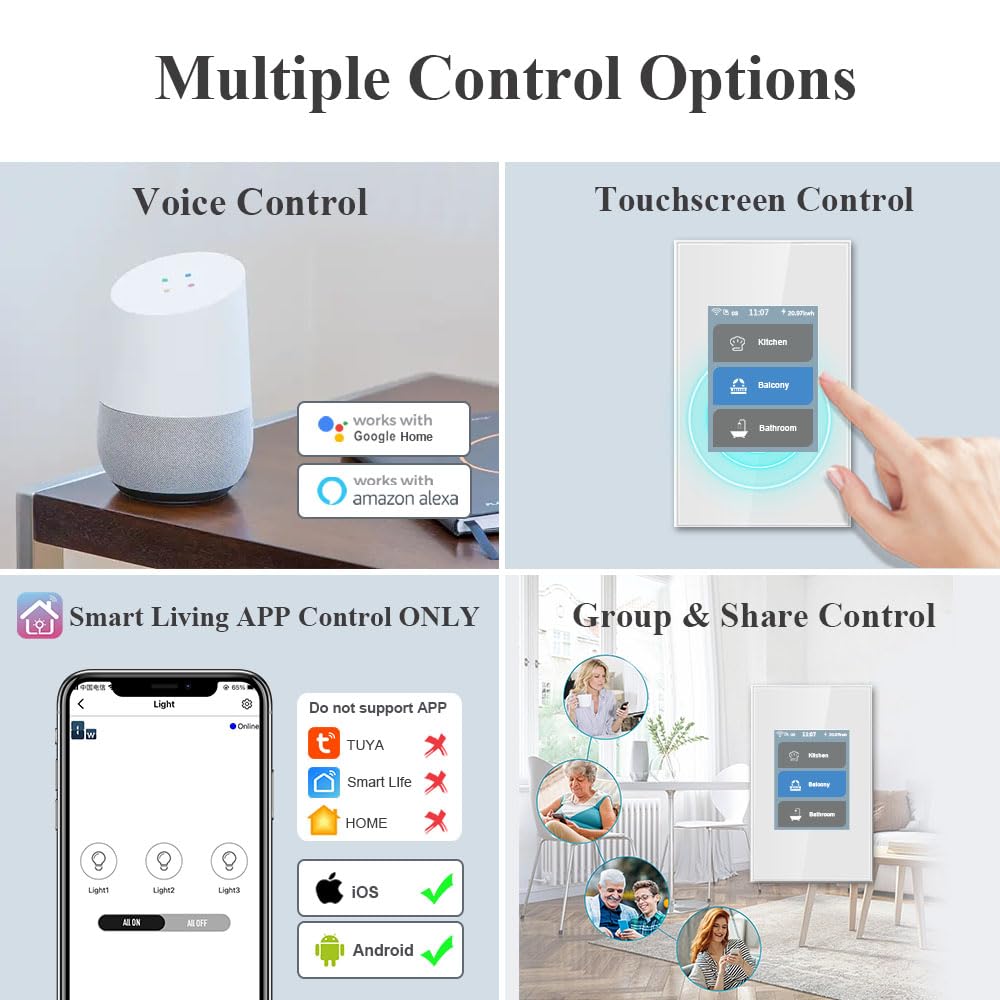 LANBON voice-control with Alexa and Google Assistant enables hands-free lighting