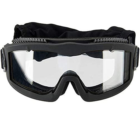 Lancer Tactical AERO goggles side view showing adjustable strap for secure fit