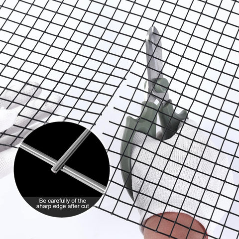 Land Guard 1/2 inch mesh black hardware cloth detail for versatile use.