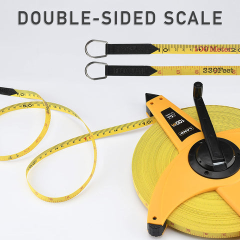 LAND double-throat rollers keep the tape aligned during pulls.