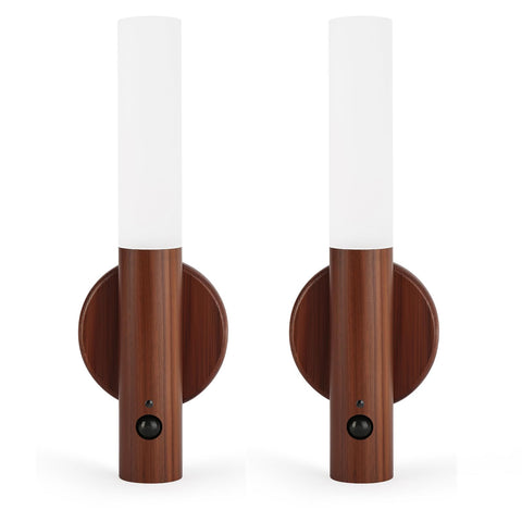 LANDGOO LED motion sensor light on wall sconce with magnetic mount for easy hallway lighting