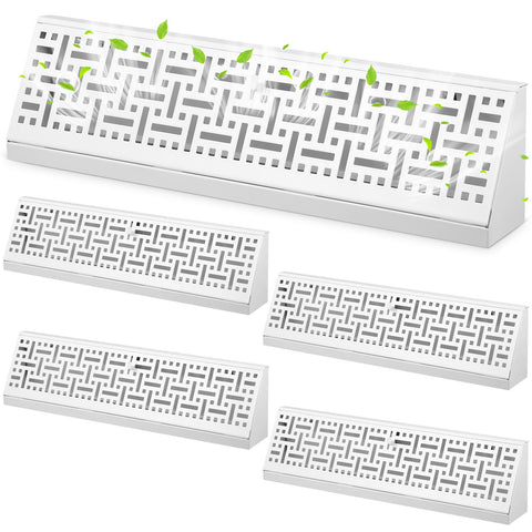 Landhoow 18in baseboard vent cover in steel, built for durable, steady airflow.