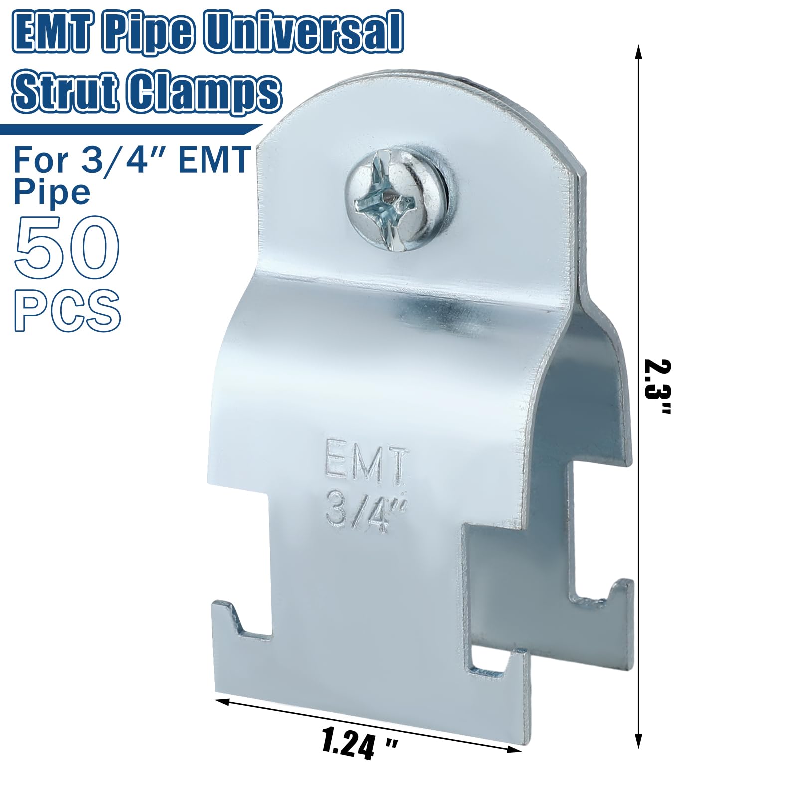 Landhoow conduit clamp bolt and nut kit enables quick, steady installations.