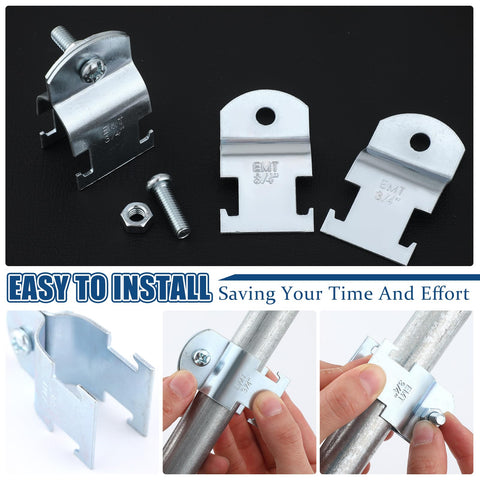 Landhoow electro galvanized clamps resist corrosion in challenging sites.