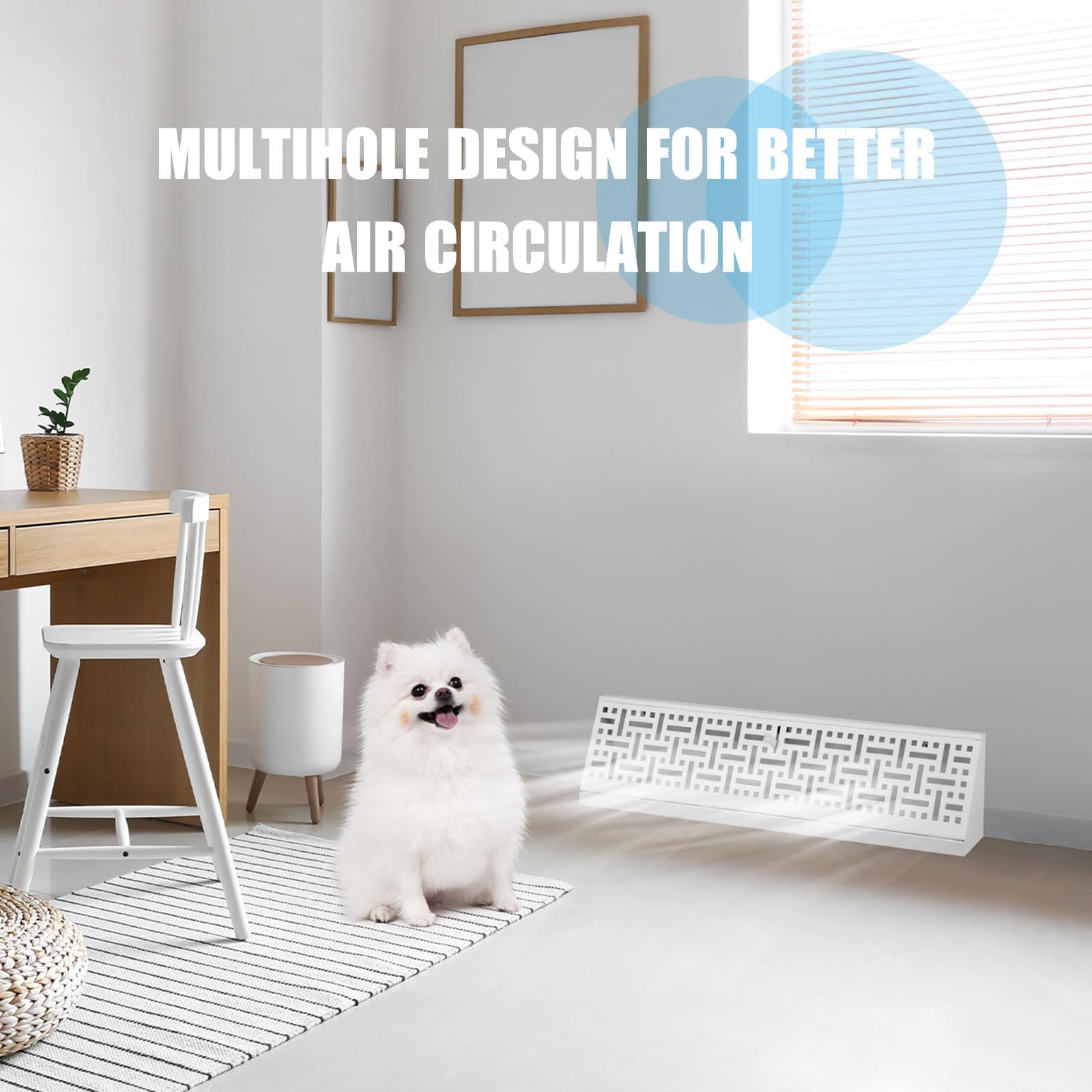 Landhoow heavy-duty steel diffuser proves long-lasting venting for floors or walls.