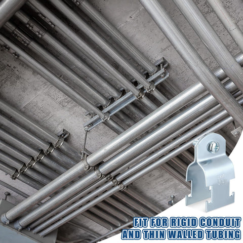 Landhoow 50-piece galvanized clamp pack supports large-scale layouts.