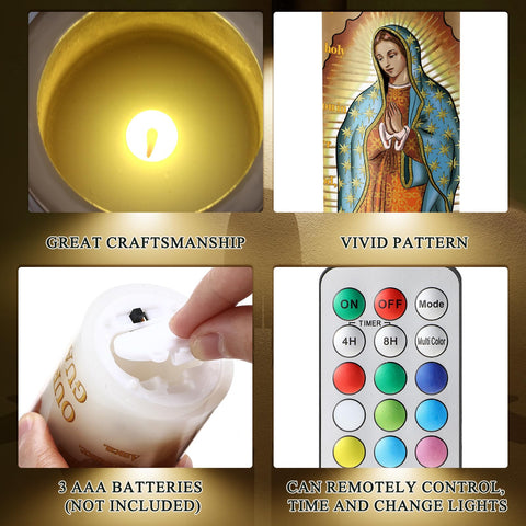 Landhoow two-candles prayer set provides versatile setup for home or altar