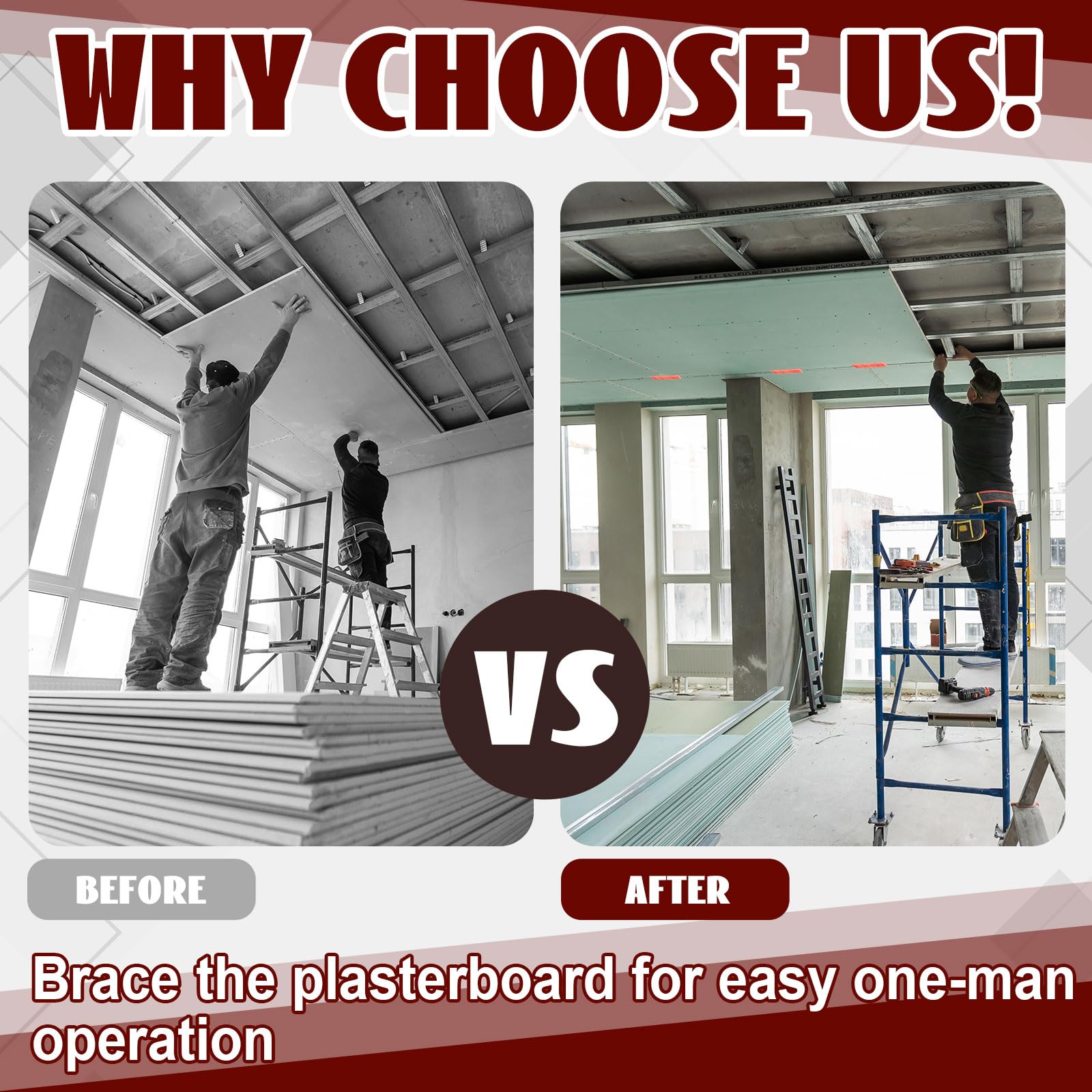 Landical boards support clip helping precise alignment and ease of mounting