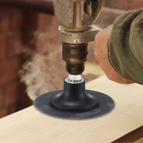 Landical quick-change sanding disc in use on a die grinder