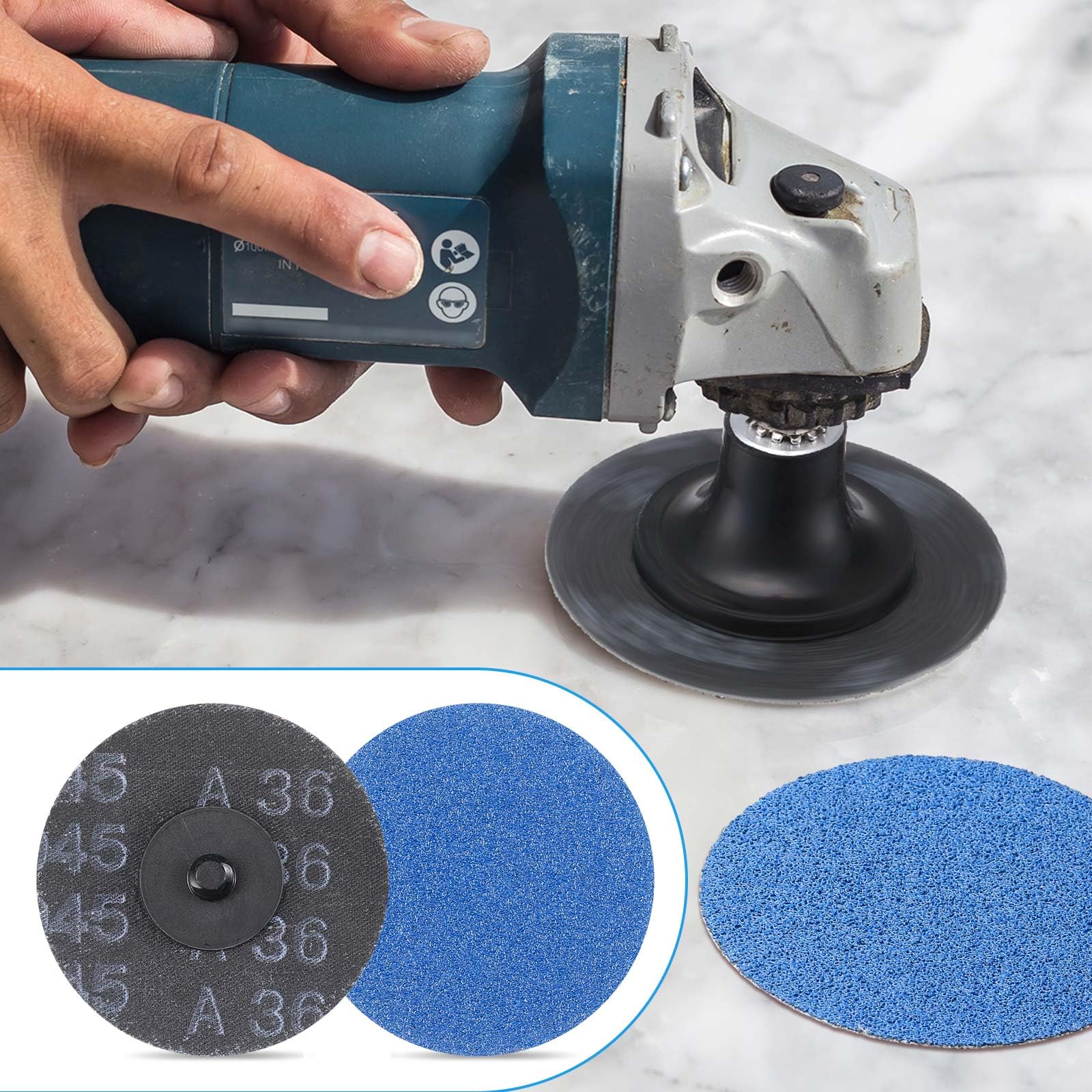 Landical zirconium oxide disc material for durable grinding