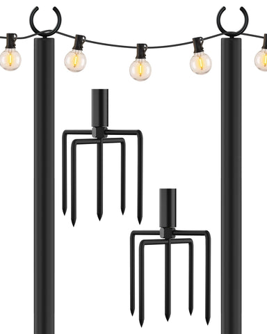 LAND·VOI pack four outdoor light poles ideal for seasonal parties and gatherings.