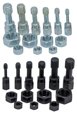 Lang Tools 2581 coarse taps displayed for fast thread repair on metal parts