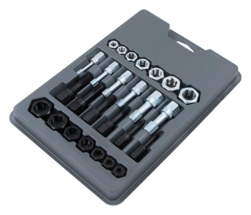 Lang Tools 2581 coarse dies arranged for durable external thread restoration