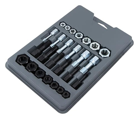 Lang Tools 2581 coarse dies arranged for durable external thread restoration