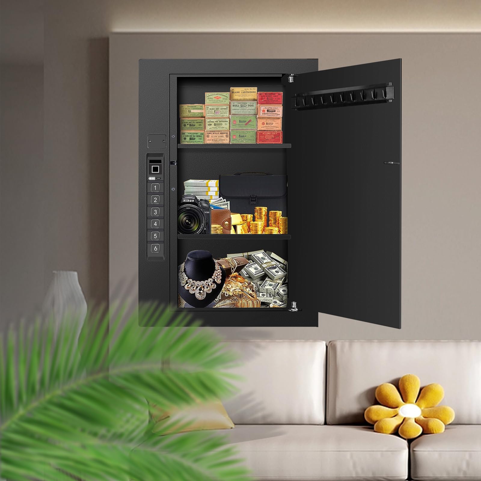 LANGGER V USB emergency port enables access when power is low.