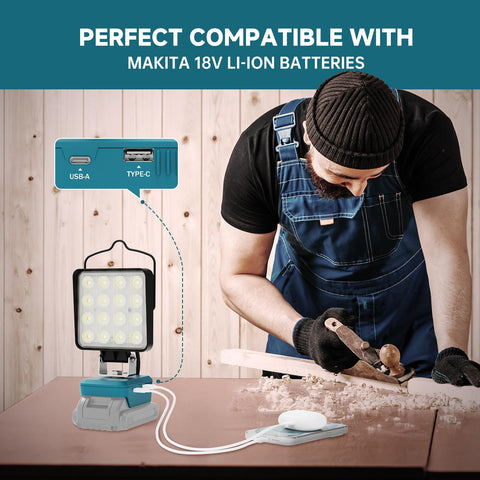 LANKA LED work light with dual brightness for precise visibility.