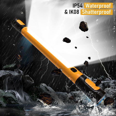 LANKA durable ABS housing protects the light during drops.