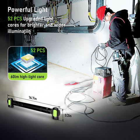 LANKA work light demonstrates four modes for various tasks