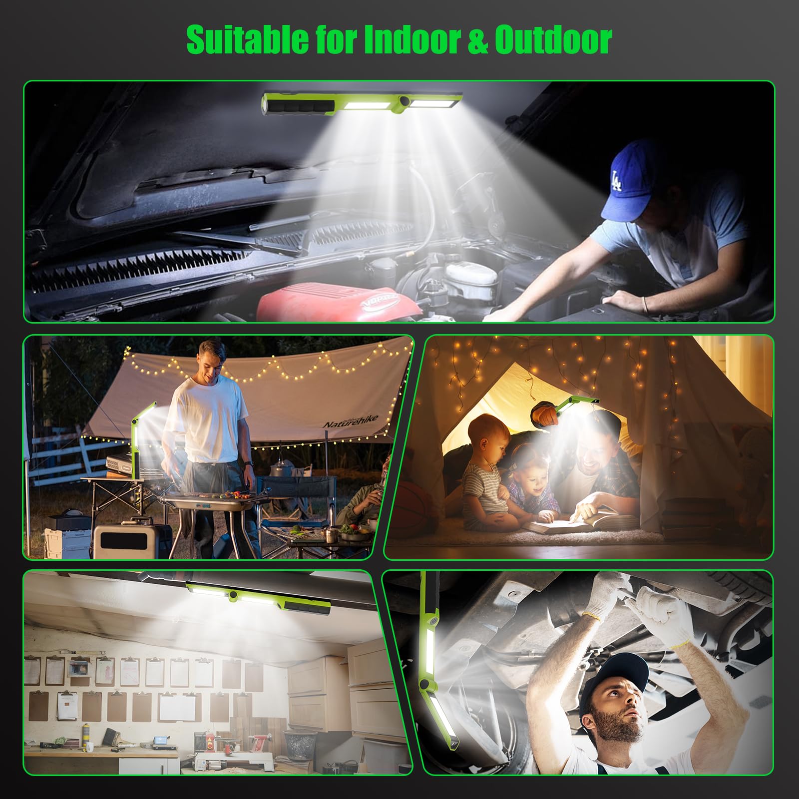 LANKA waterproof and durable LED work light ideal for rugged use.