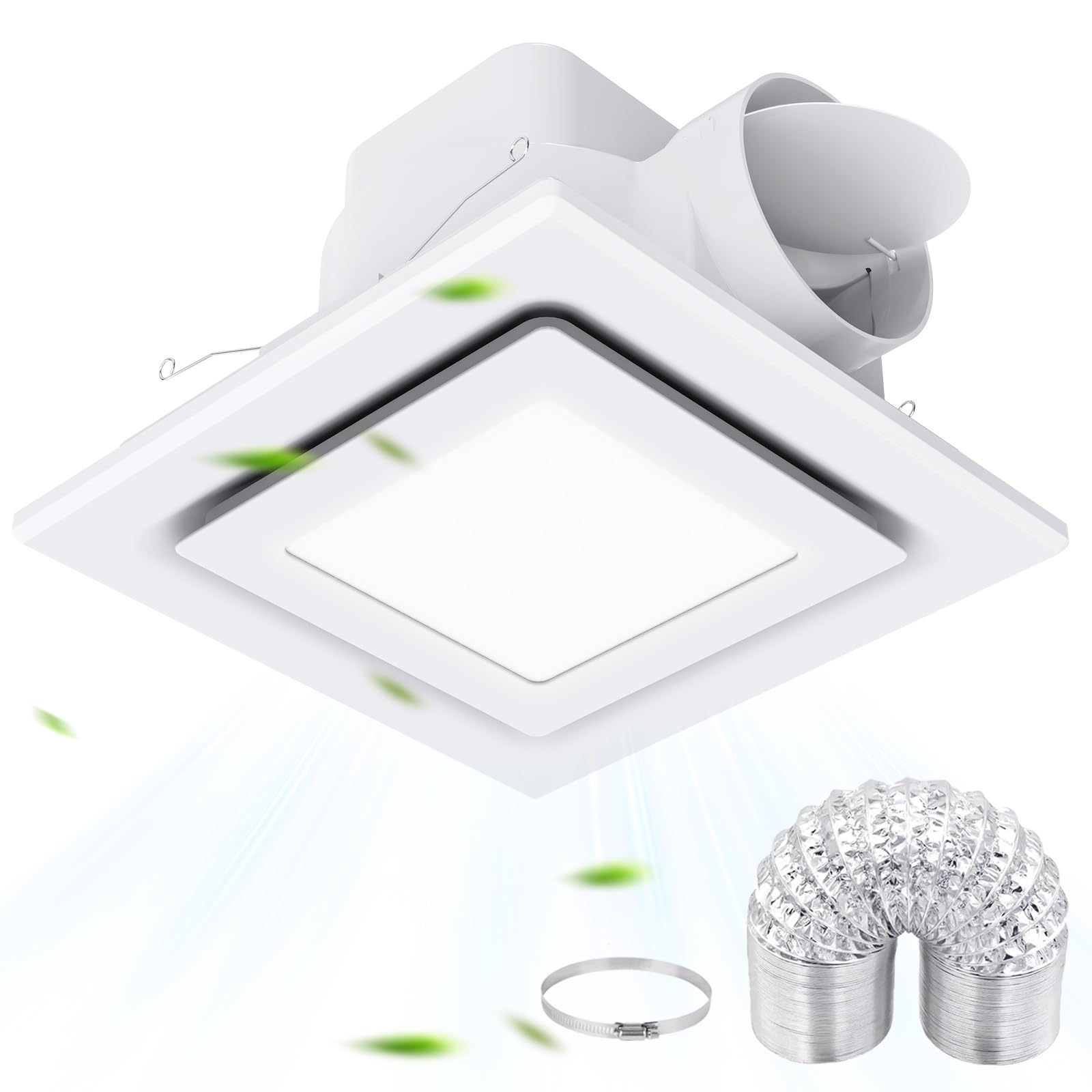 LANMEL bathroom-exhaust-fan-light-10in for integrated ventilation and lighting in a bathroom