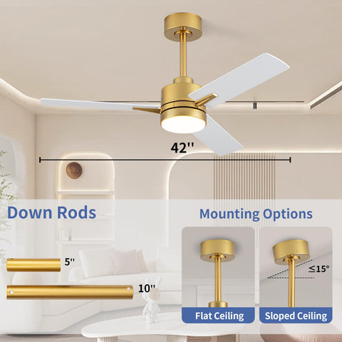 LANMEL indoor-outdoor friendly fan suited for covered porches.