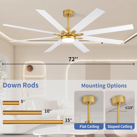 LANMEL indoor and outdoor ready ceiling fan for versatile use