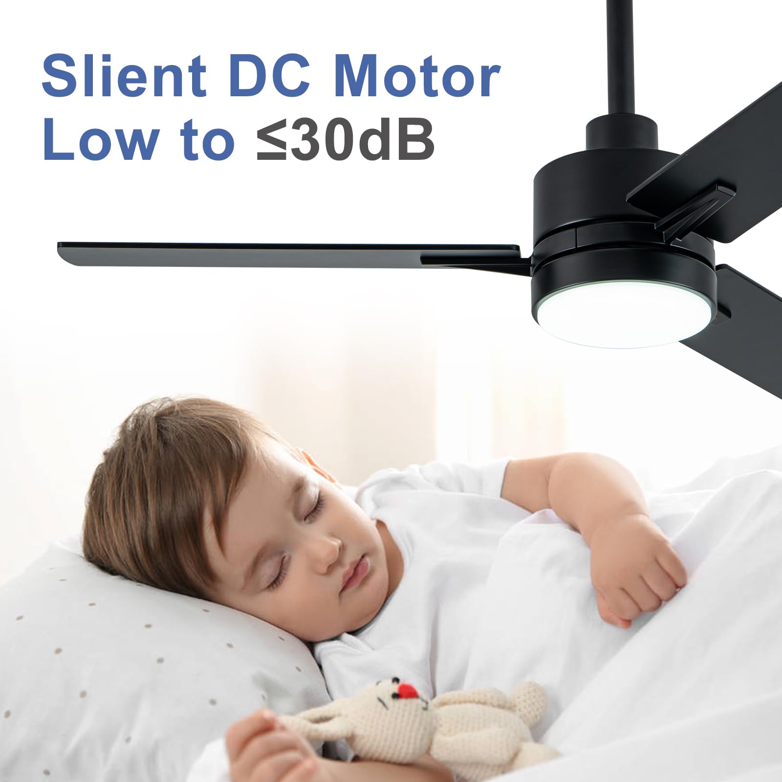 LANMEL quiet DC motor ensures near-silent operation