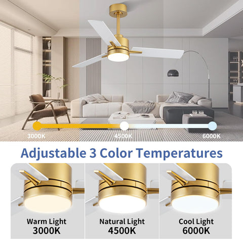 LANMEL remote-control ceiling fan enables easy speed and light adjustments.