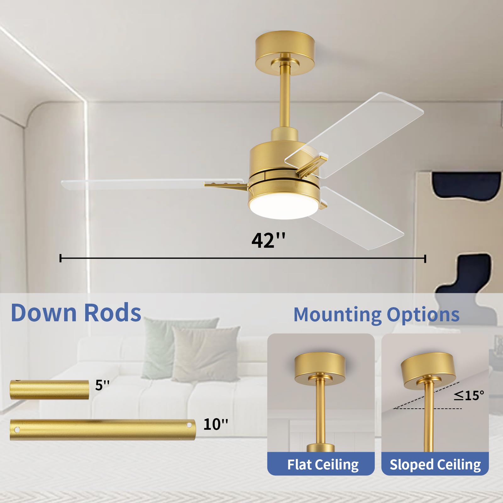 LANMEL reversible airflow feature adapts to seasons.