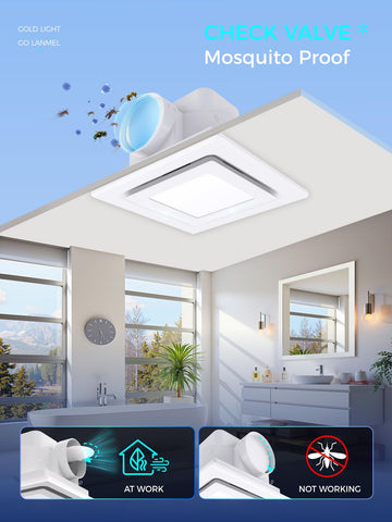 LANMEL waterproof-bathroom-vent-assembly designed for damp spaces