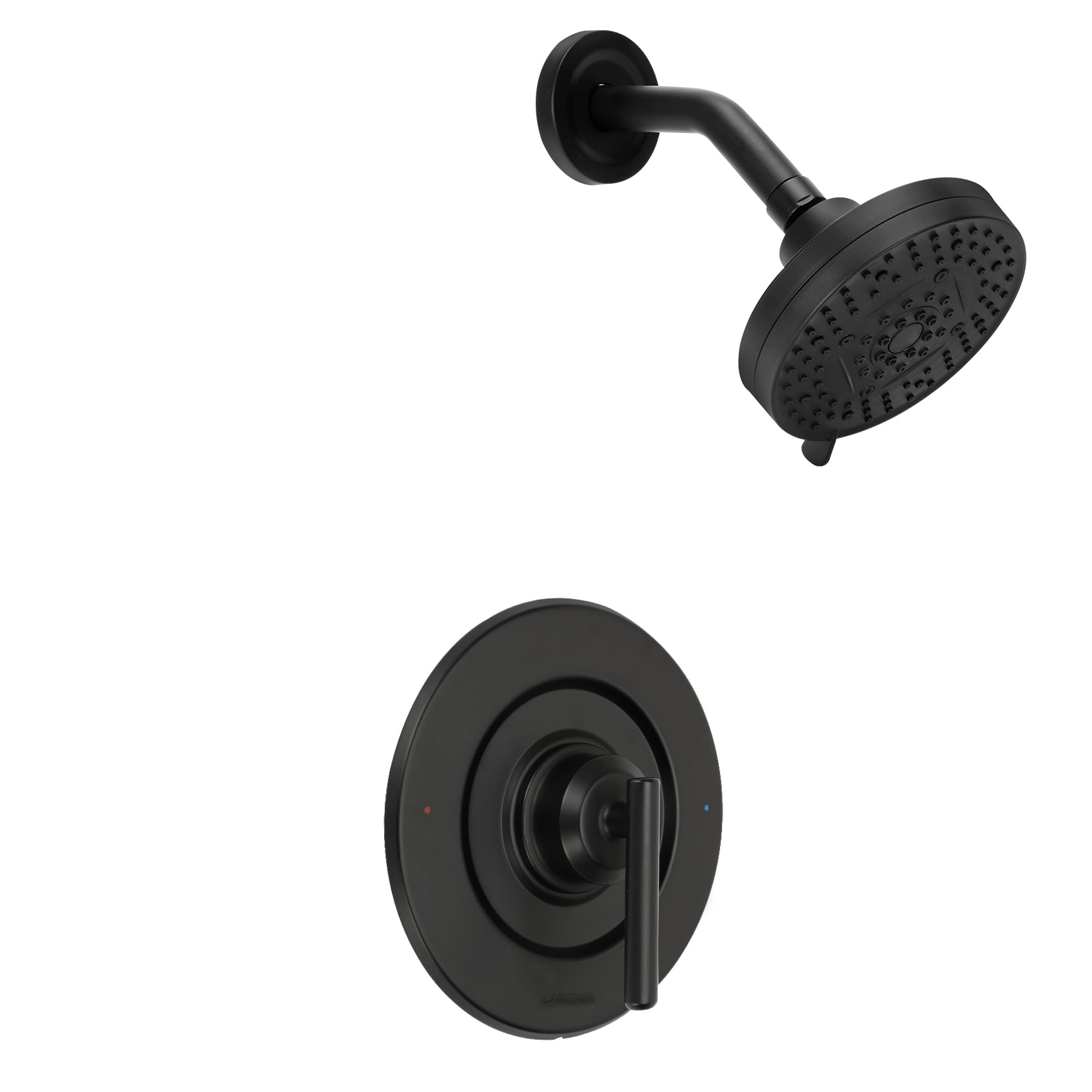 Lanmun Matte Black Shower Trim Kit with Moen compatibility for a modern update.