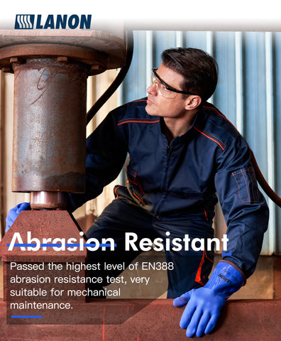LANON abrasion and tear resistant gloves for tough wear