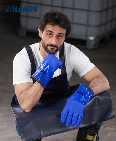 LANON CE-certified protective gloves meet EN standards for safety