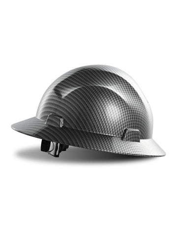 LANON Protection full-brim hat charcoal front view for durable safety.