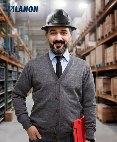 LANON Protection multipurpose industrial safety helmet for various work sites.