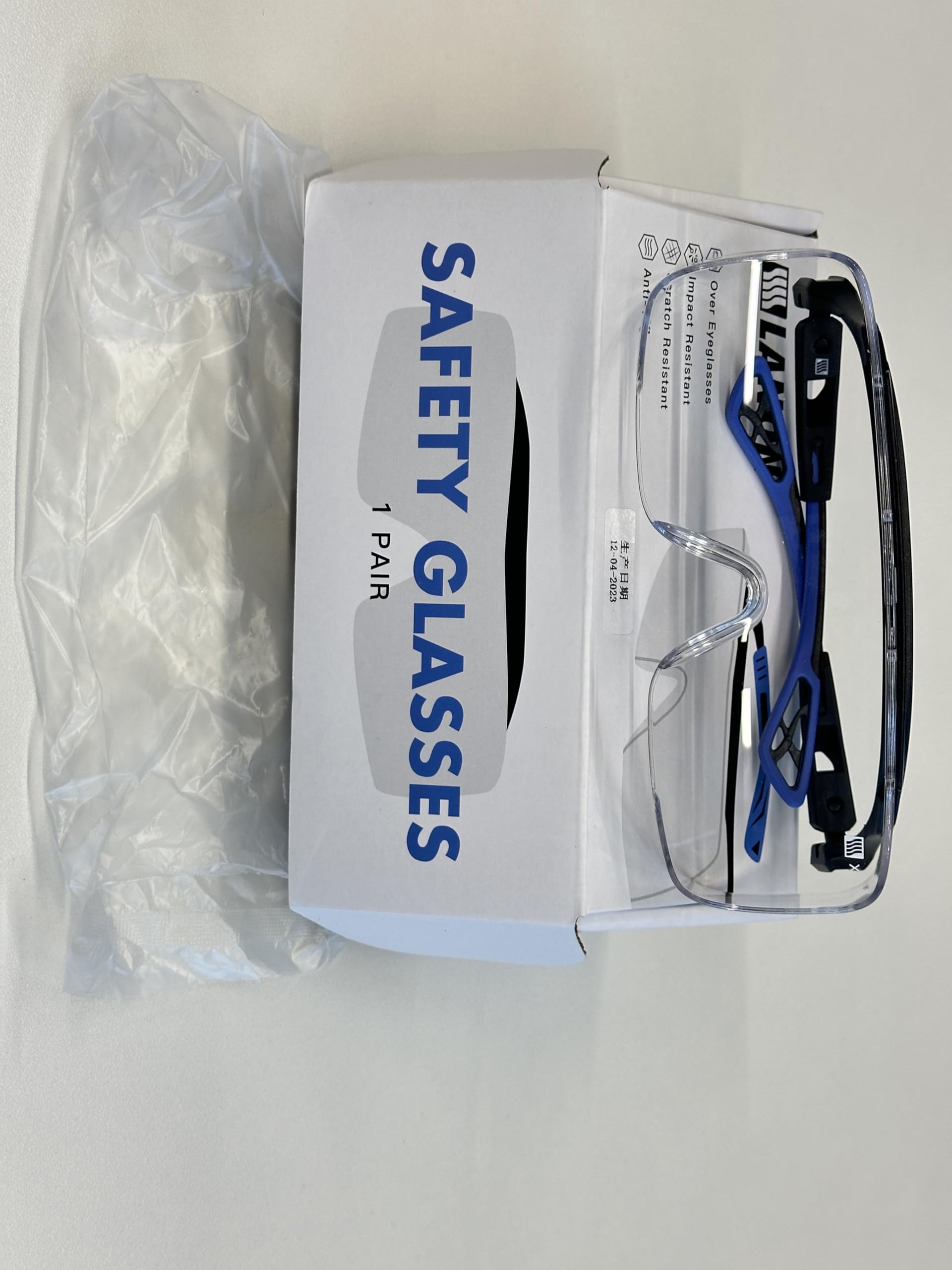 LANON Protection safety glasses durable design suitable for construction and lab use