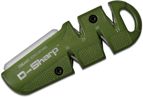 Lansky D-SHARP knife sharpener with quad angles for precise edge refresh