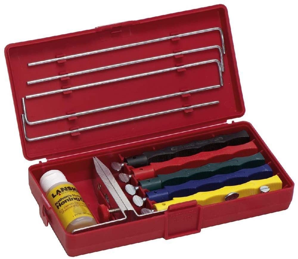Lansky Deluxe System front view shows durable, high-quality construction for long-term use.