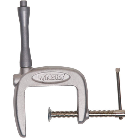 Lansky Super C Clamp made from aircraft-grade aluminum for durable, lightweight performance