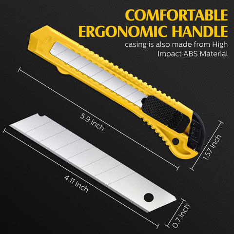 Lanties 18mm wide blade focused on sturdy cuts for paper, rope, and fabric.