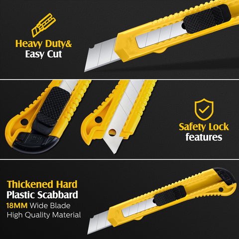 Lanties durable ABS shell provides comfortable grip and long-lasting handling.