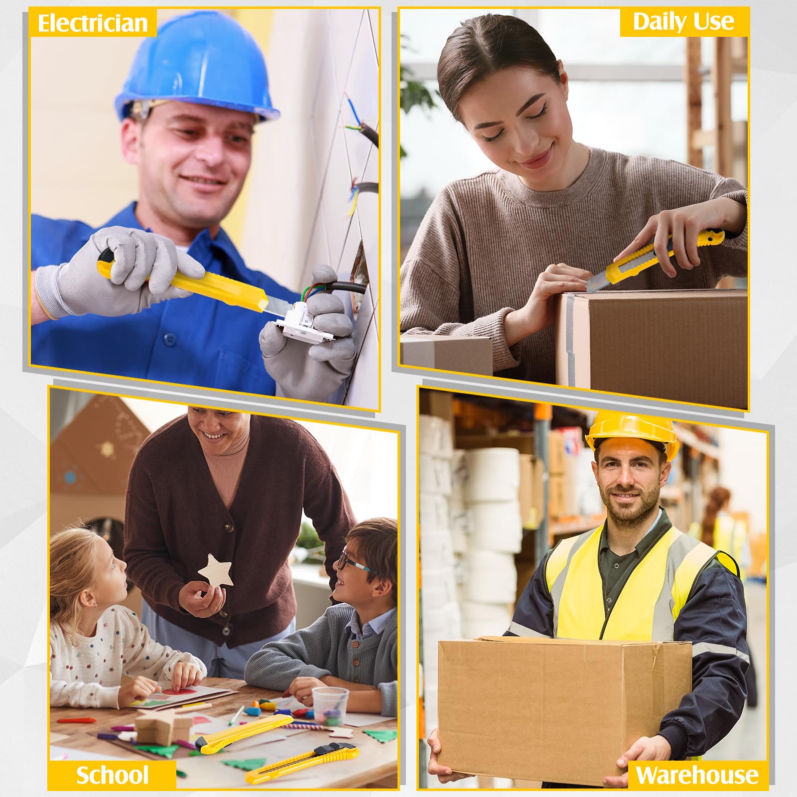 Lanties versatile tool suitable for home, office, school, warehouse, and crafts.