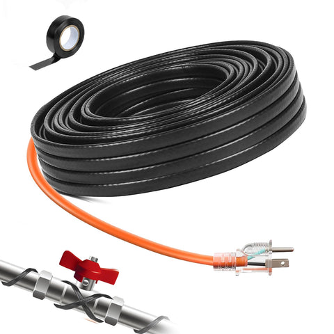 LantingMing heat tape for water pipes prevents freezing in cold weather.
