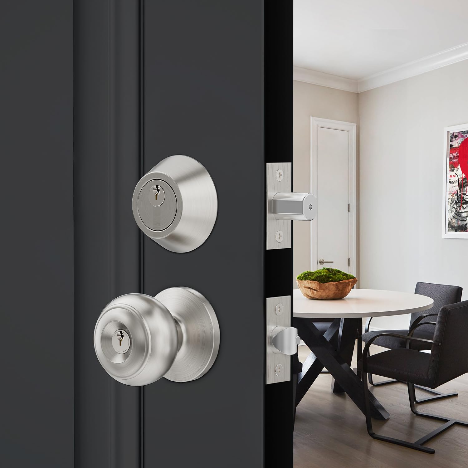 ANSI Grade 3 security-rated Lanwandeng hardware for reliable exterior doors.