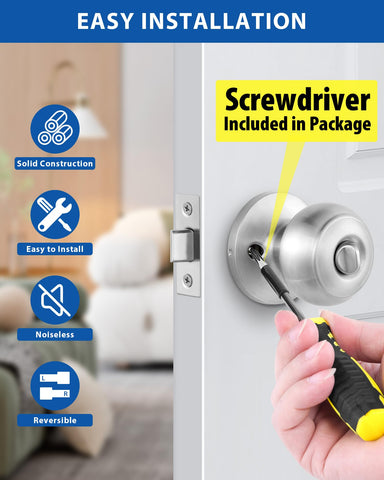 Lanwandeng exterior door hardware keyed-alike for unified access across locks.