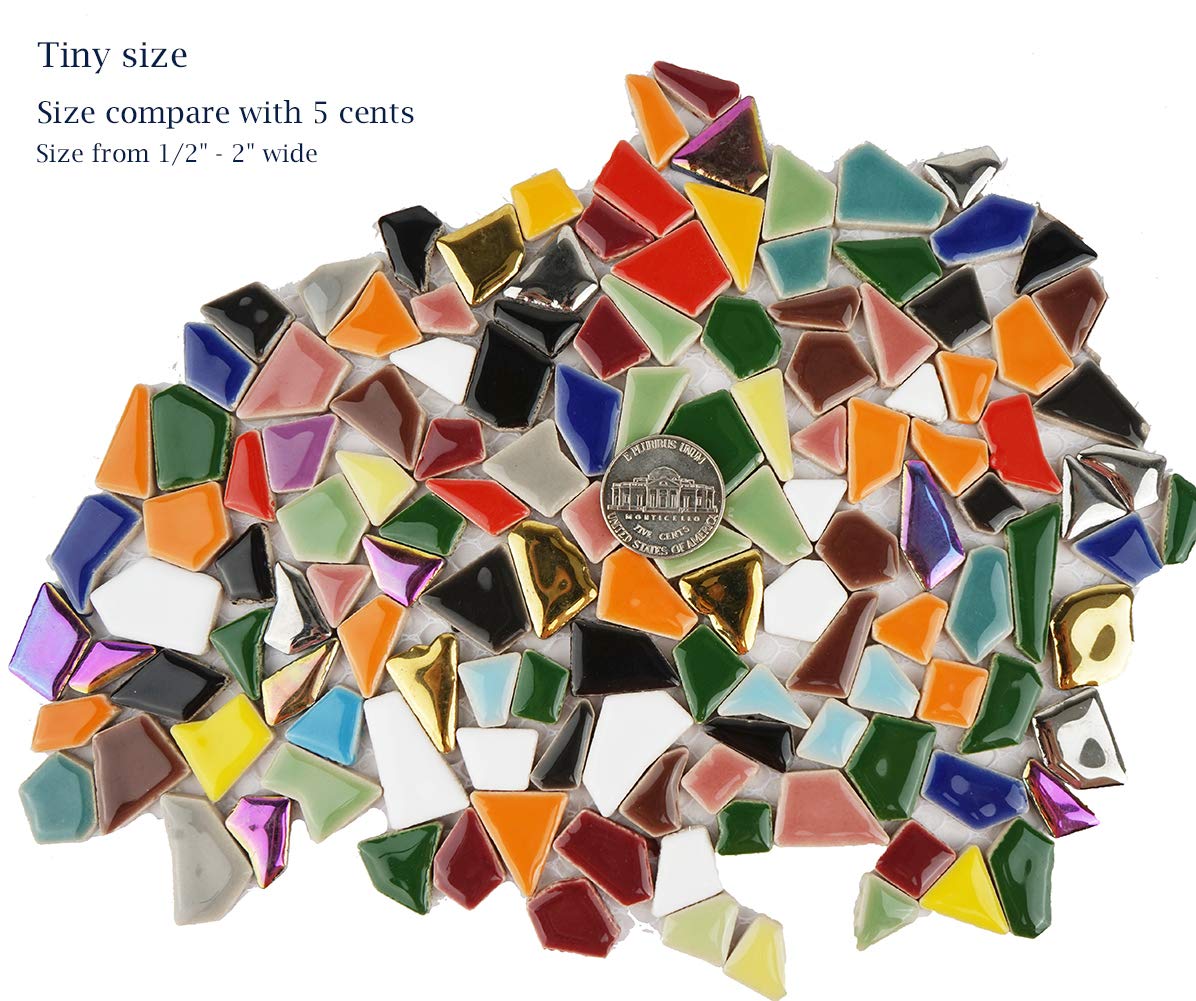 Lanyani ice-veins iridescent ceramic tiles with shimmering texture