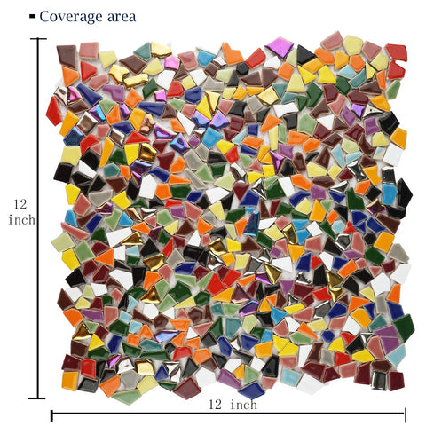 Lanyani irregular polished china tile scraps offer flexible shapes for mosaics